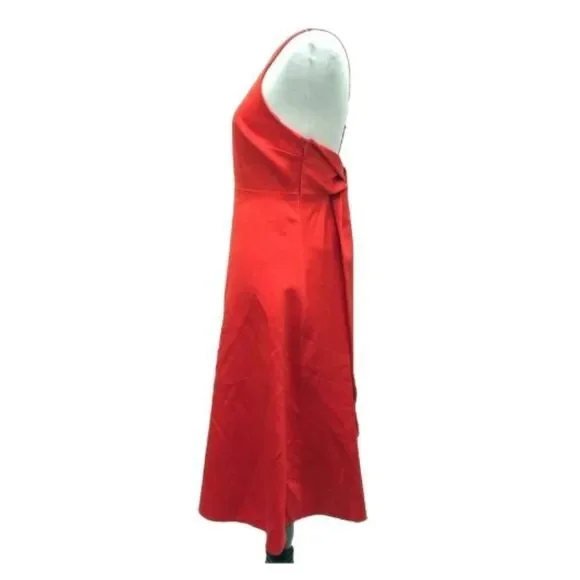 Gorgeous Red Strappy Halston Heritage Mini Dress - 0 - Picture 5 of 11